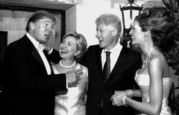 When Hillary and Donald Were Friends - The New York Times