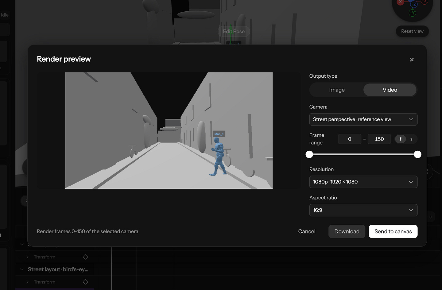 Rendering a 3D video in Topview’s 3D Builder. Image by Jim Clyde Monge