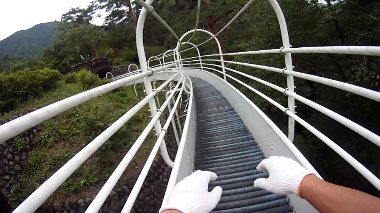 roller slide in Tabayama Japan - YouTube