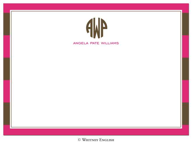 Sample Post-Monogram Etiquette