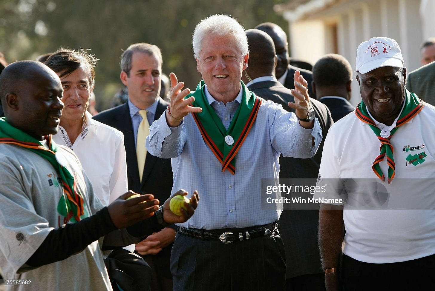 President Clinton Travels To Africa And DR With Foundation