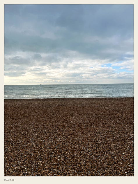 A gallery of images of the English coast across one year