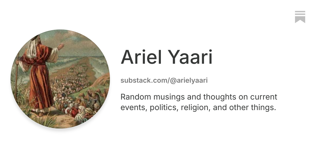 Ariel Yaari | Substack