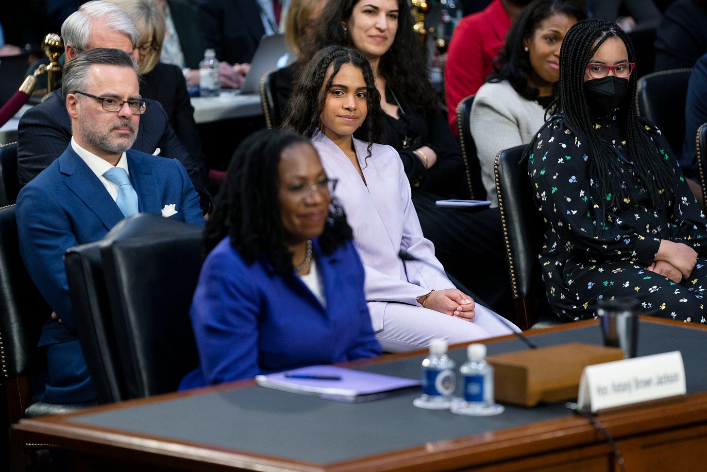 This is everything': Photo of Ketanji Brown Jackson's daughter smiling at  her mother resonates with many - The Boston Globe