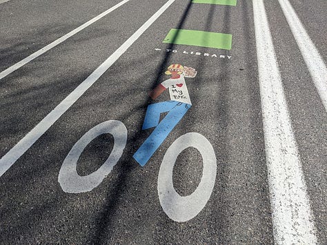 three photos of bike lanes in Portland, OR