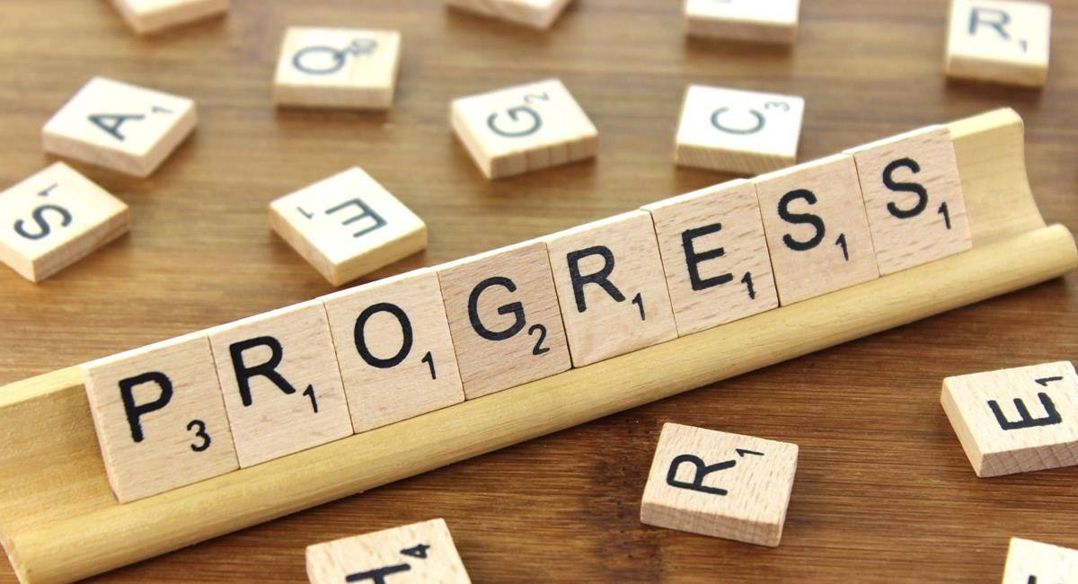Evidence of material progress (the series)
