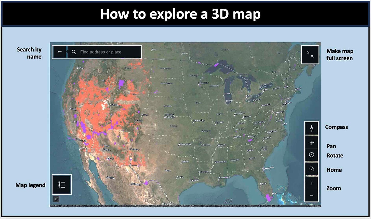 How to explore a 3D map
