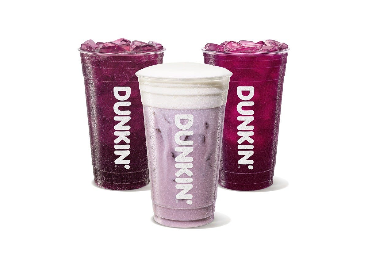 Image: Dunkin' (Black Cherry Refreshers in stores)