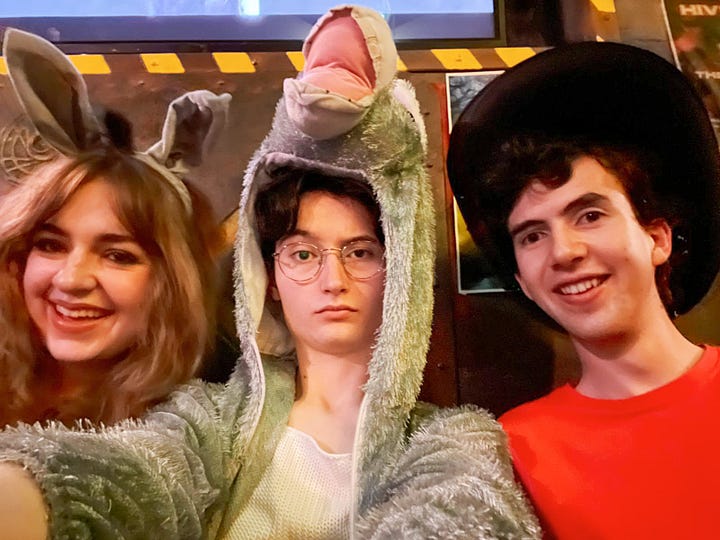 A series of selfies, plus a certain donkey on the metro