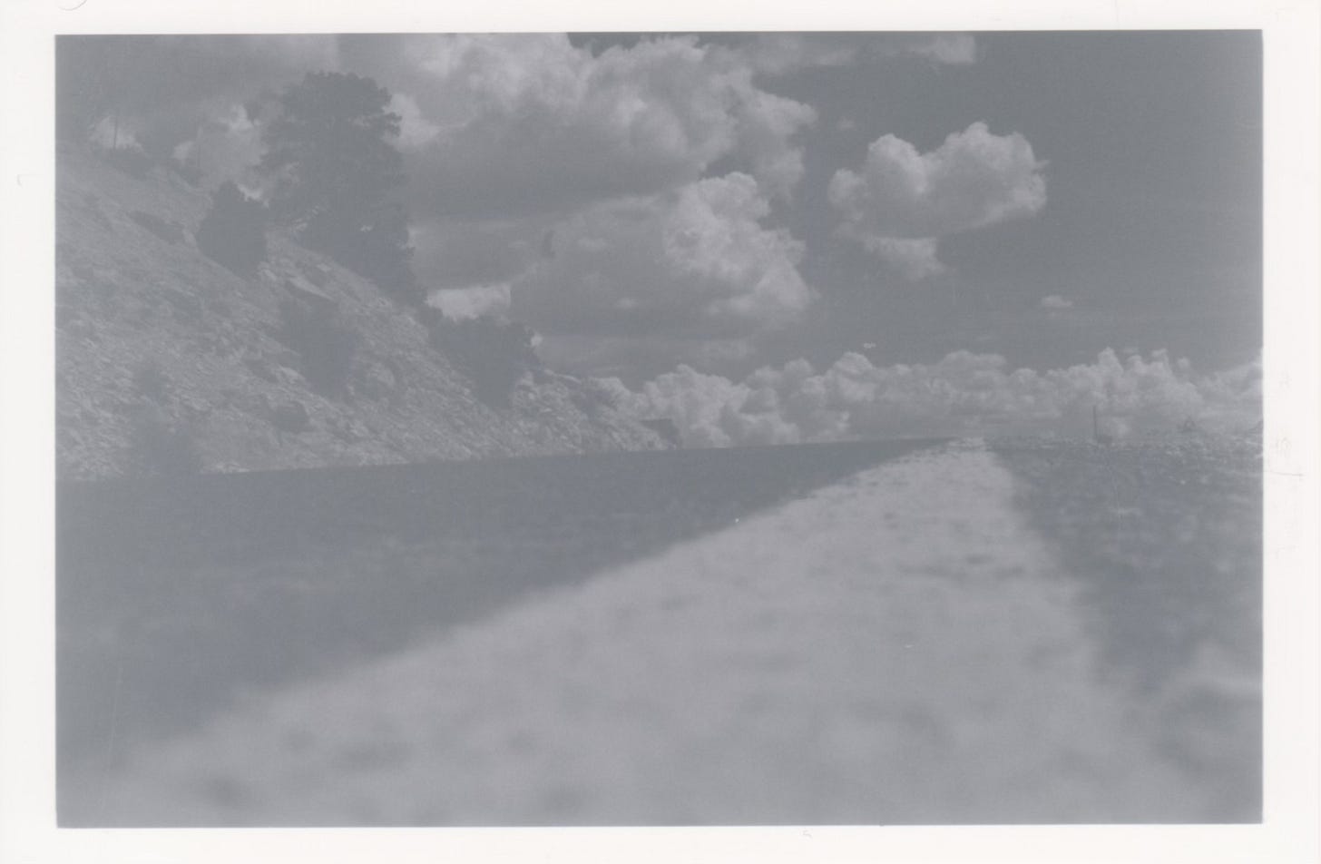 Clouds, analog, film, Los Angeles, California, Gen X