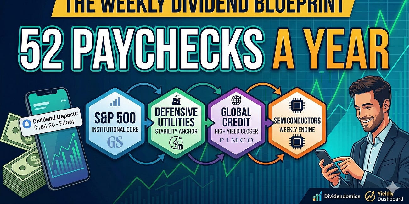 How to Collect a Dividend Paycheck 52 Times a Year