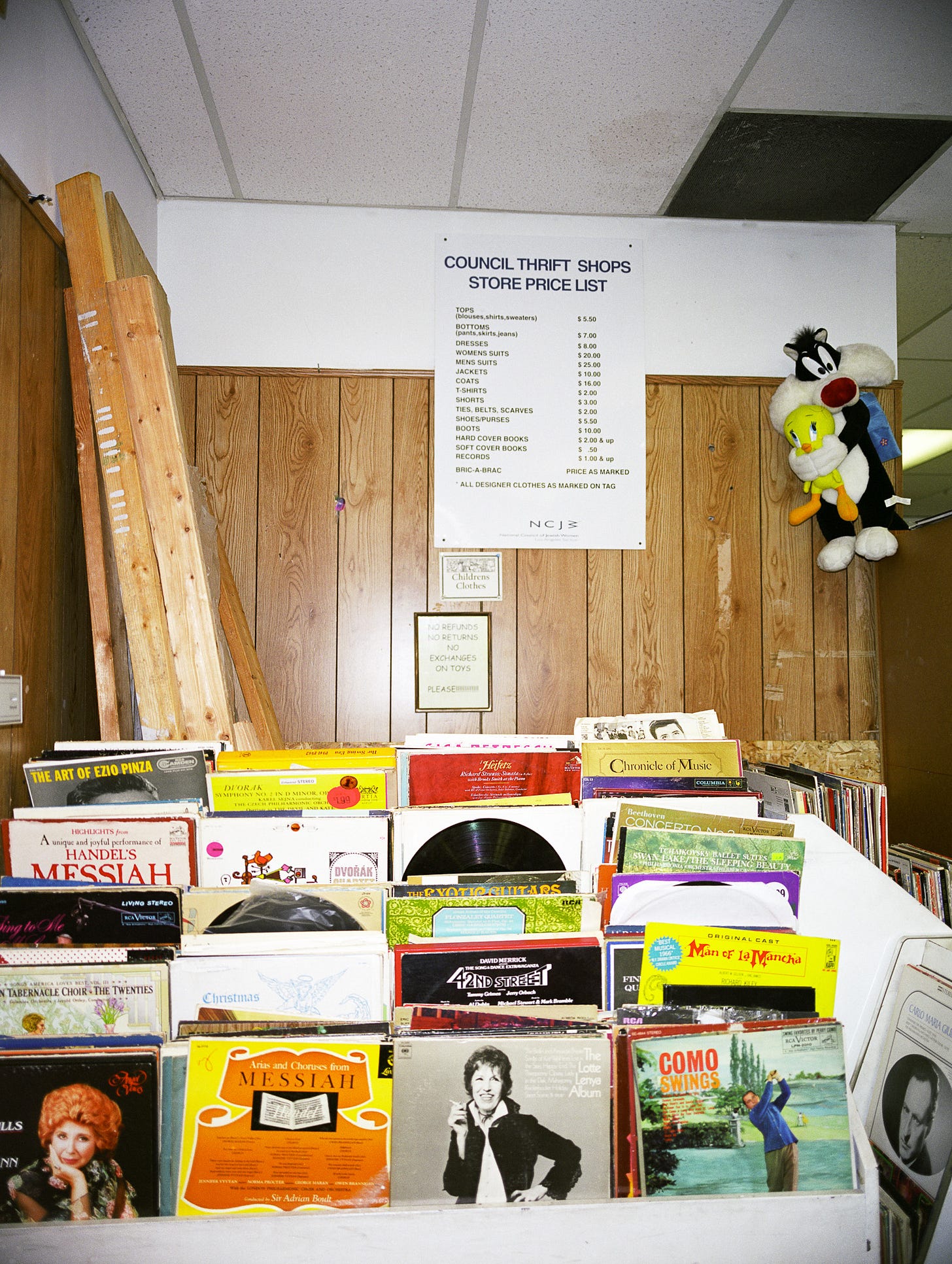 Photo of thrift shop, Fairfax District, Los Angeles