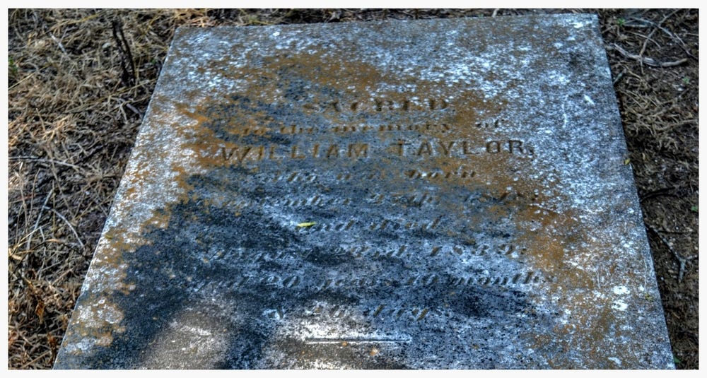 Gravestone 3,&nbsp;Old Augusta Cemetery, Montgomery, Montgomery County, Alabama
