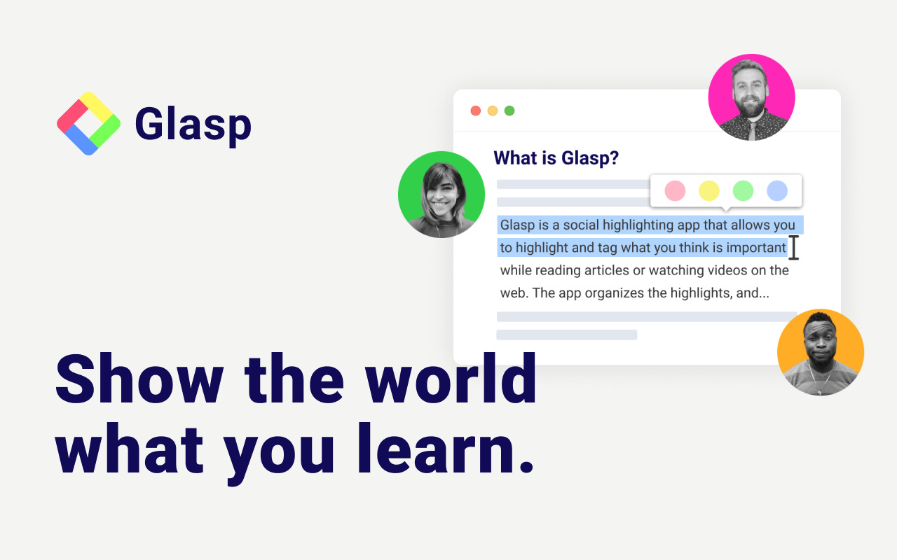Glasp - Social Web Highlighter