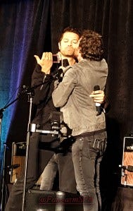 And a livestreamed kiss from Rob