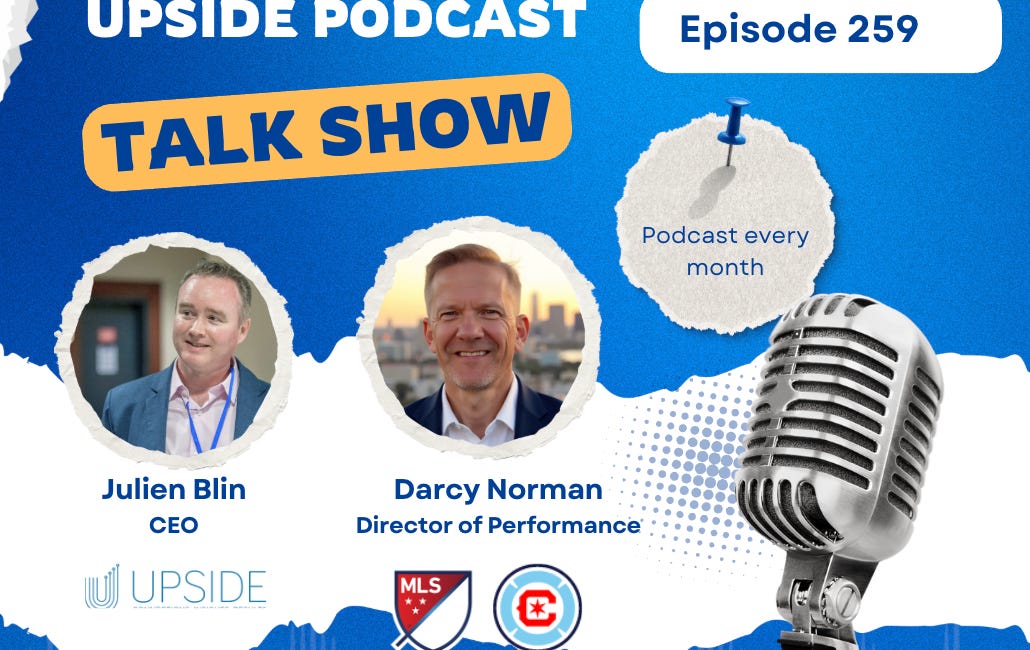🎙️ Upside Video Chat with Darcy Norman, Director of Performance, Chicago Fire FC (MLS)