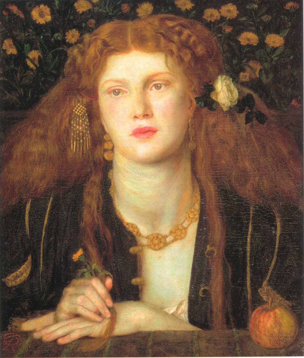 Dante Gabriel Rossetti, Bocca Baciata, 1859.