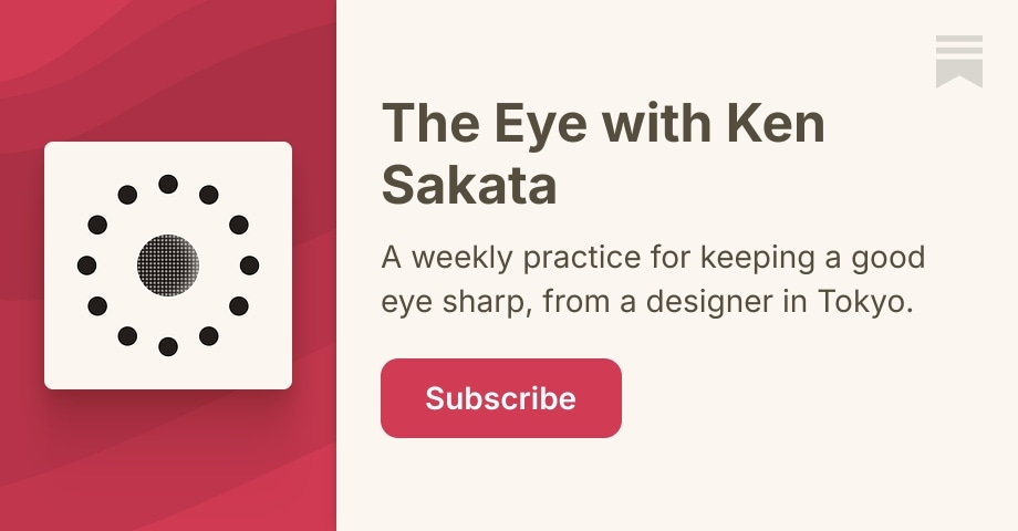 The Eye with Ken Sakata | Substack