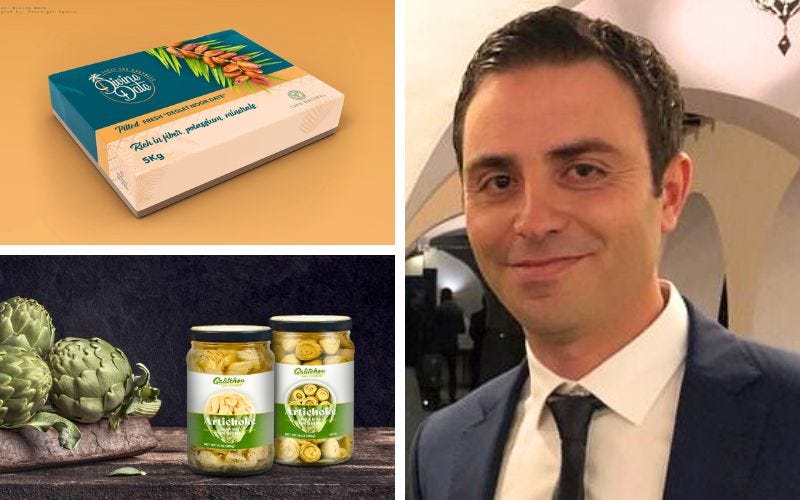 Mohamed Salah Skhiri (right) and a selection of the company's products. Mohamed Salah Skhiri (right) and a selection of the company's products.
