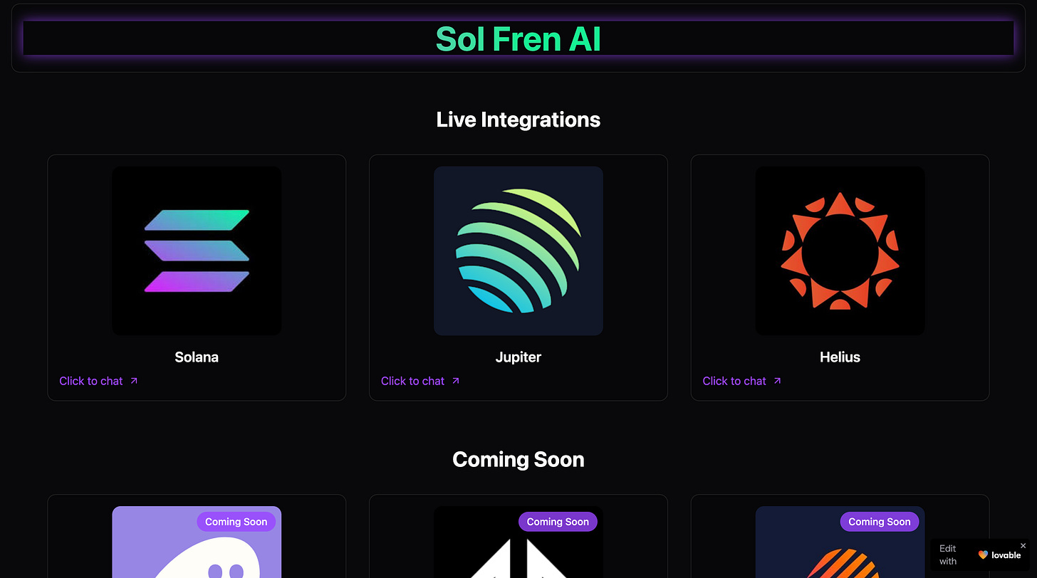 10 Featured Projects from the Solana AI Hackathon