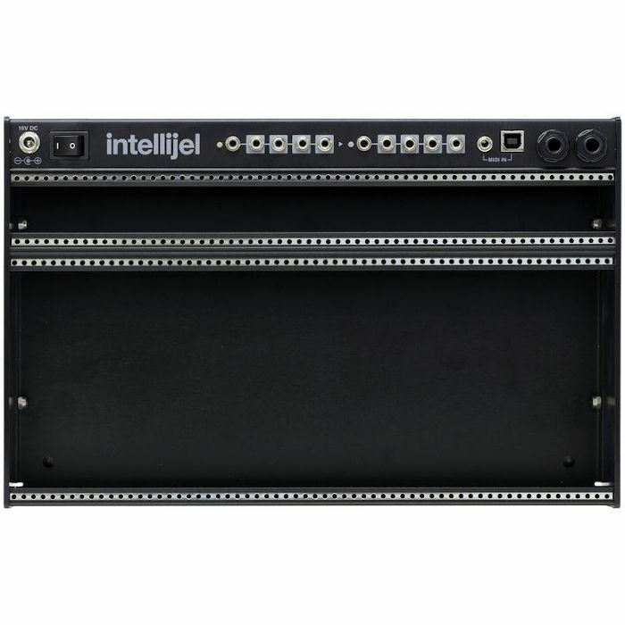 Intellijel Palette 62 4U x 62HP Stealth Powered Synth Module Case With 40W  Meanwell PSU Adapter & MIDI Adapter Cable (black) at Juno Records.