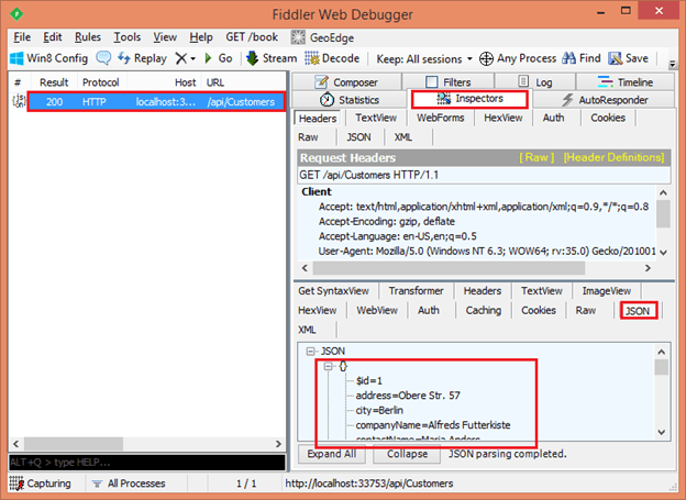 Sử dụng fiddler test web service - Tung Nguyen Thanh