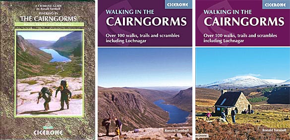 Three editions of ‘Walking in the Cairngorms’ 2005–25
