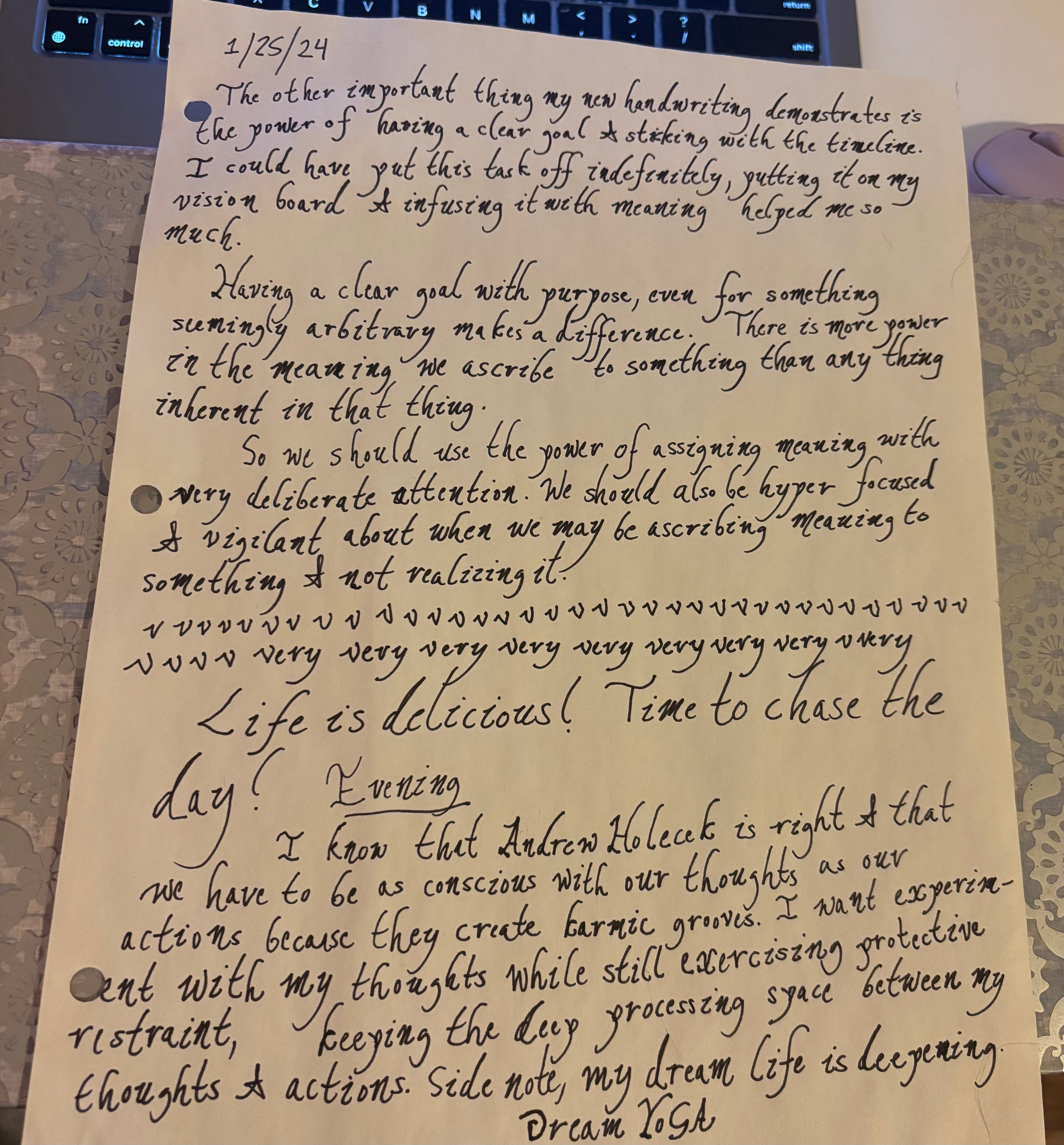 Why My Future Self Had New Handwriting - by Hannah Warren