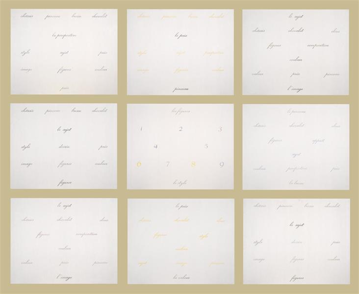 Paintings, 1973 - Marcel Broodthaers