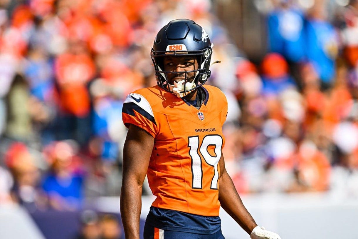 Marvin Mims Jr. 2025 Fantasy Football Outlook: Big-Play Wideout Needs ...