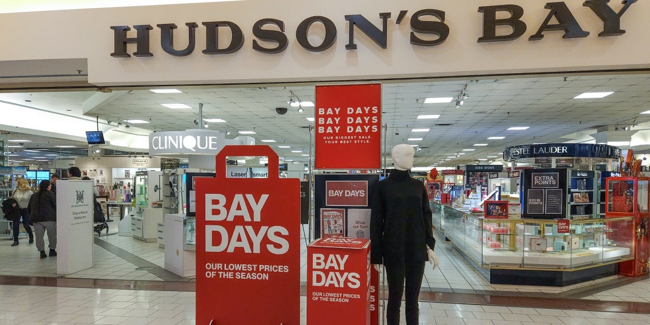 Exclusive | Hudson's Bay, Canada's Oldest Retail Chain, Nears Bankruptcy -  WSJ