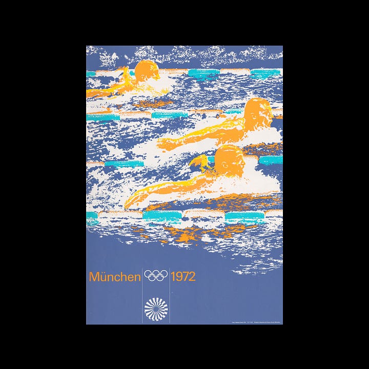 Munich 1972, visual identity Otl Aicher Dept. XI Coordt von Mannstein LOGO