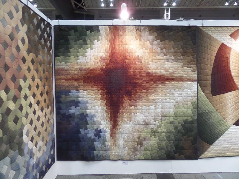 Colour burst quilt Colour burst quilt