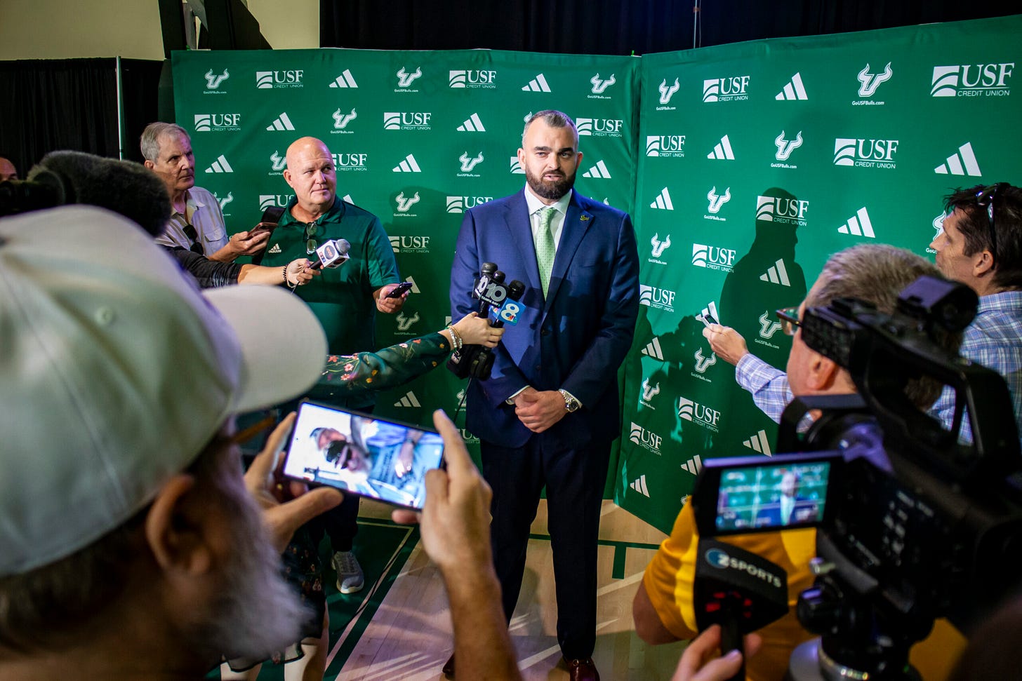 PHOTOS: USF introduces Bryan Hodgson as new men's basketball coach PHOTOS: USF introduces Bryan Hodgson as new men's basketball coach