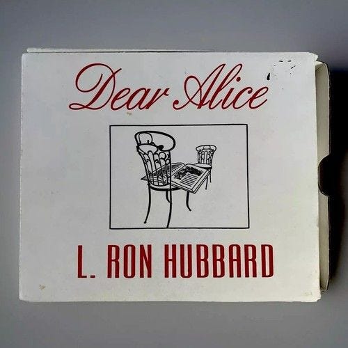 Dear Alice L Ron Hubbard Student Hat Audio CD and Booklet Scientology / Sealed