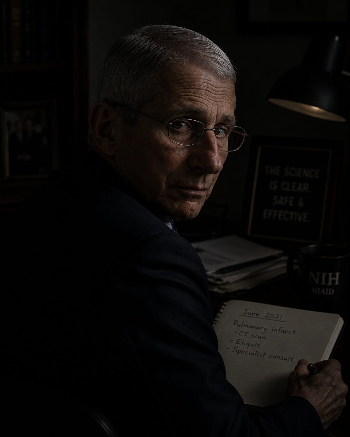 ARREST THE SUICIDE BOMBER FAUCI NOW