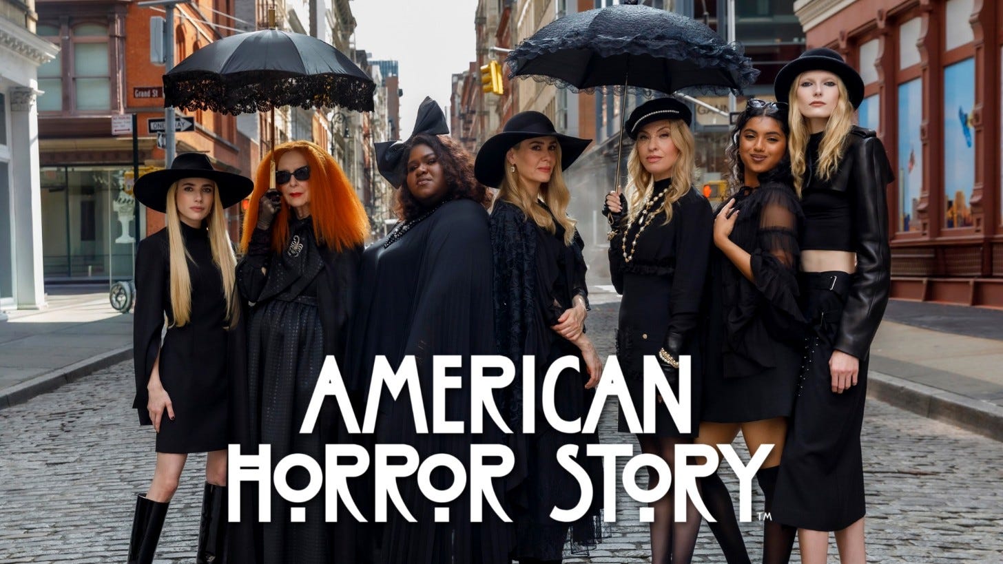 The Coven witches return in American Horror Story Season 13. Image: FX The Coven witches return in American Horror Story Season 13. Image: FX