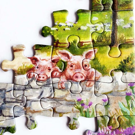 Falcon Highland Farm Jigsaw Puzzle