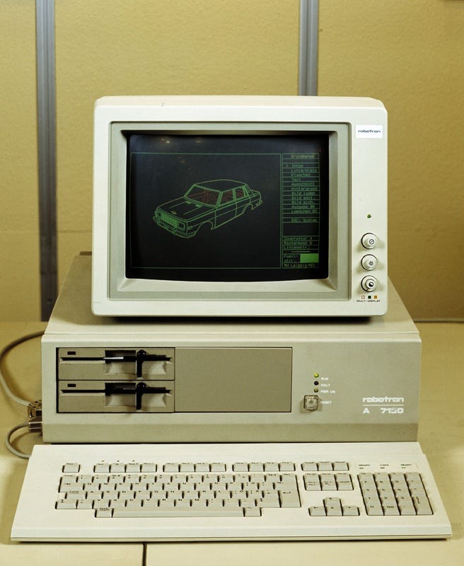 Robotron A 7150 (1987) | Old computers, Computer history, East germany