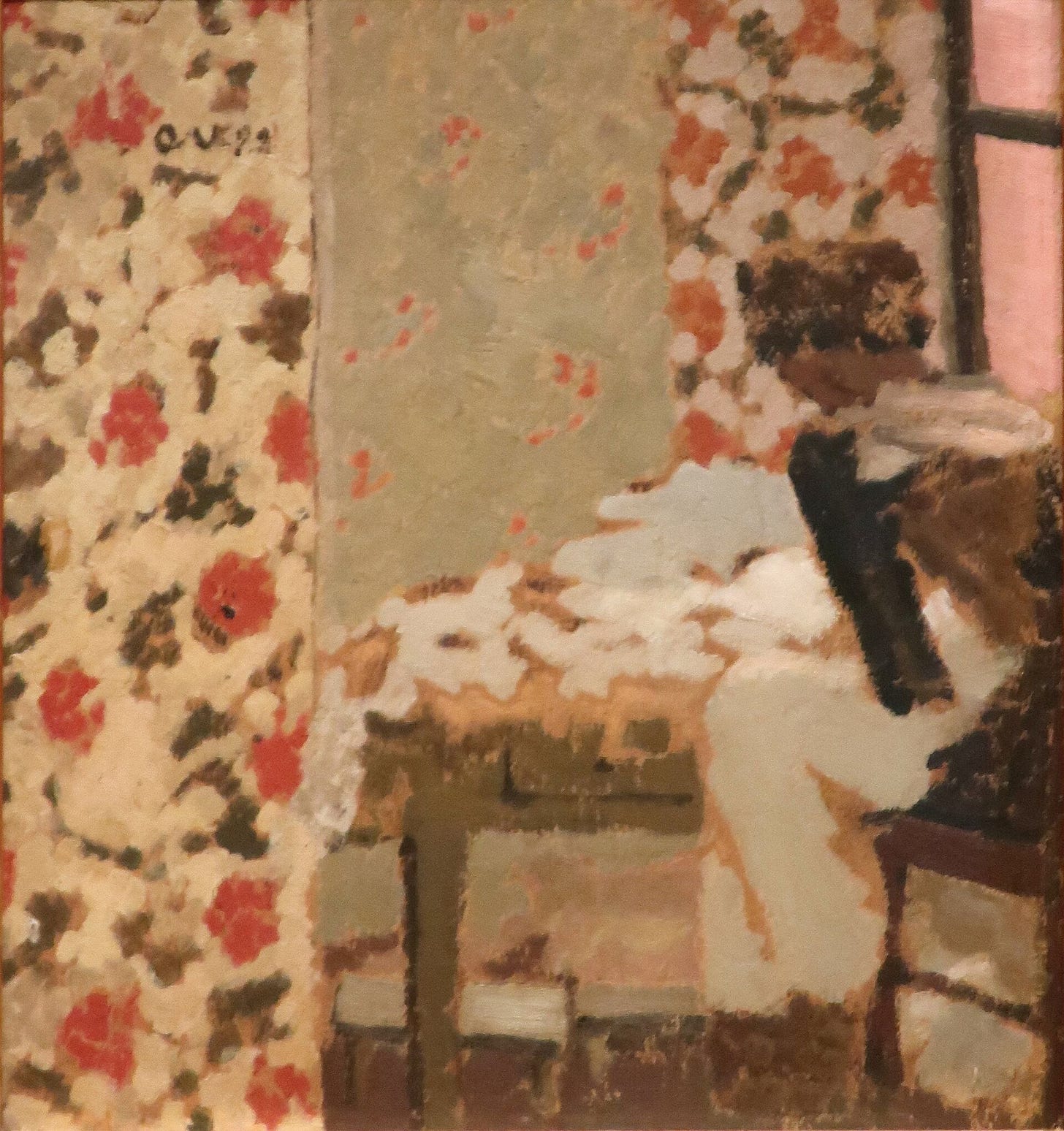 Édouard Vuillard, The Seamstress, 1893. Indianapolis Museum of Art at Newfields. Édouard Vuillard, The Seamstress, 1893. Indianapolis Museum of Art at Newfields.