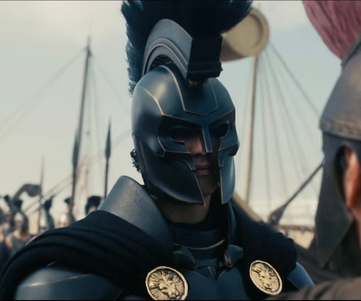 Exclusive footage from Menelaus in Christopher Nolan's #Odyssey 2026. 🤭