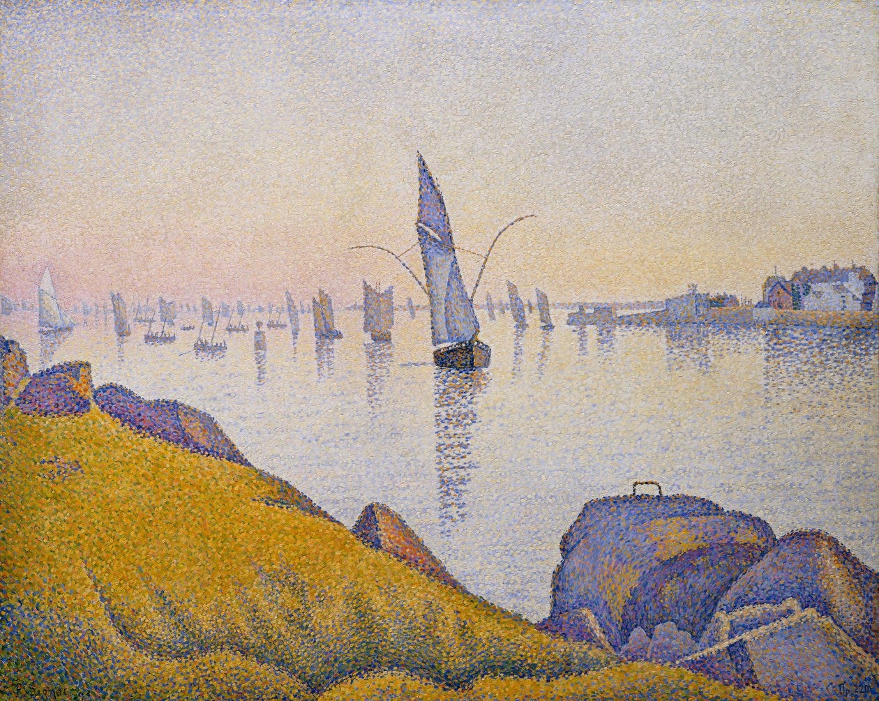 Abendruhe, Concarneau, Opus 220 (Allegro Maestoso) von Paul Signac
