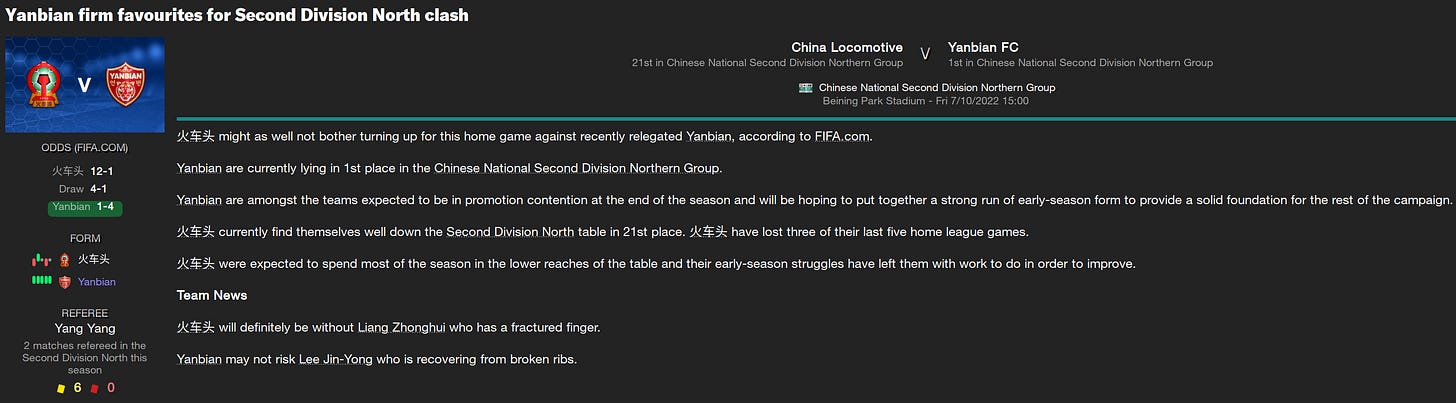 Football Manager 2023 Match Preview