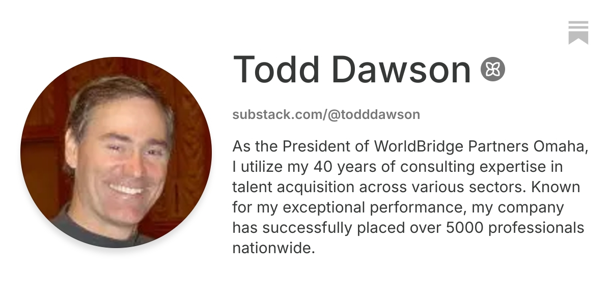 Todd Dawson | Substack