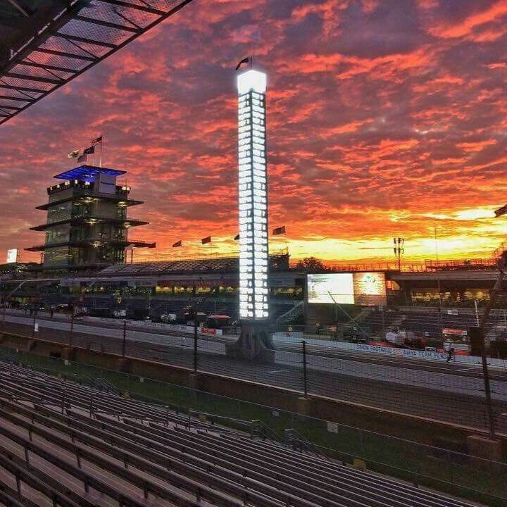 Beautiful sunset over IMS! #Indy #Indianapolis #Indy500