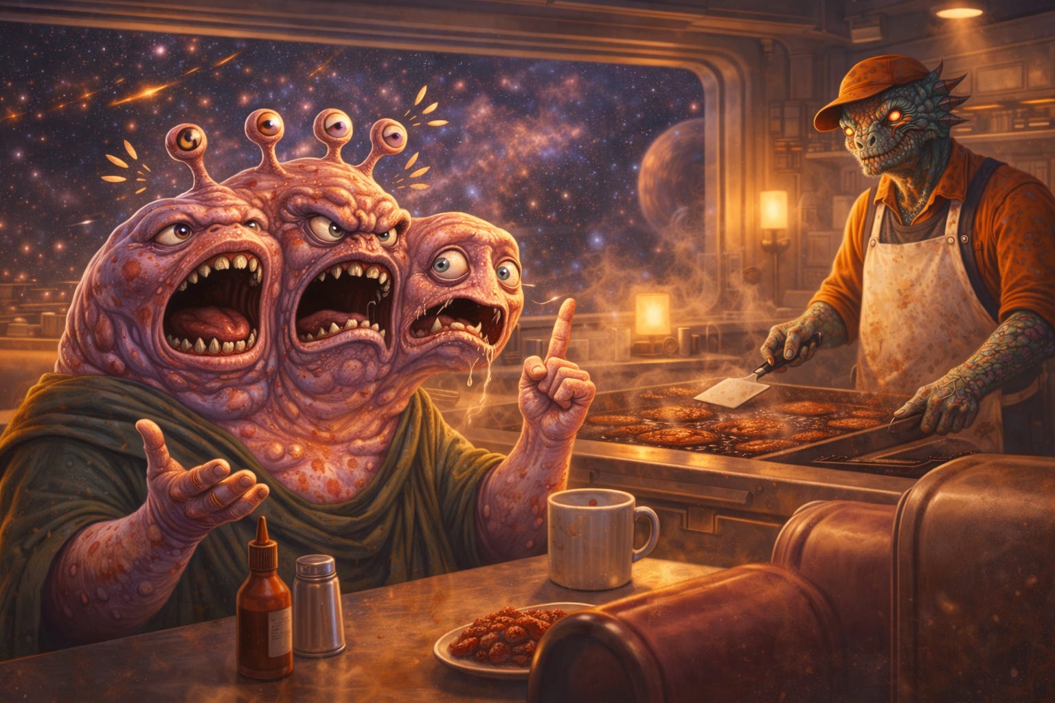 Intergalactic Fry Cook: [Story 1] The Reroute