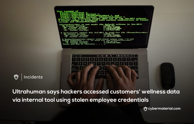 Ultrahuman Breach Exposes Wellness Data Through Stolen Credentials