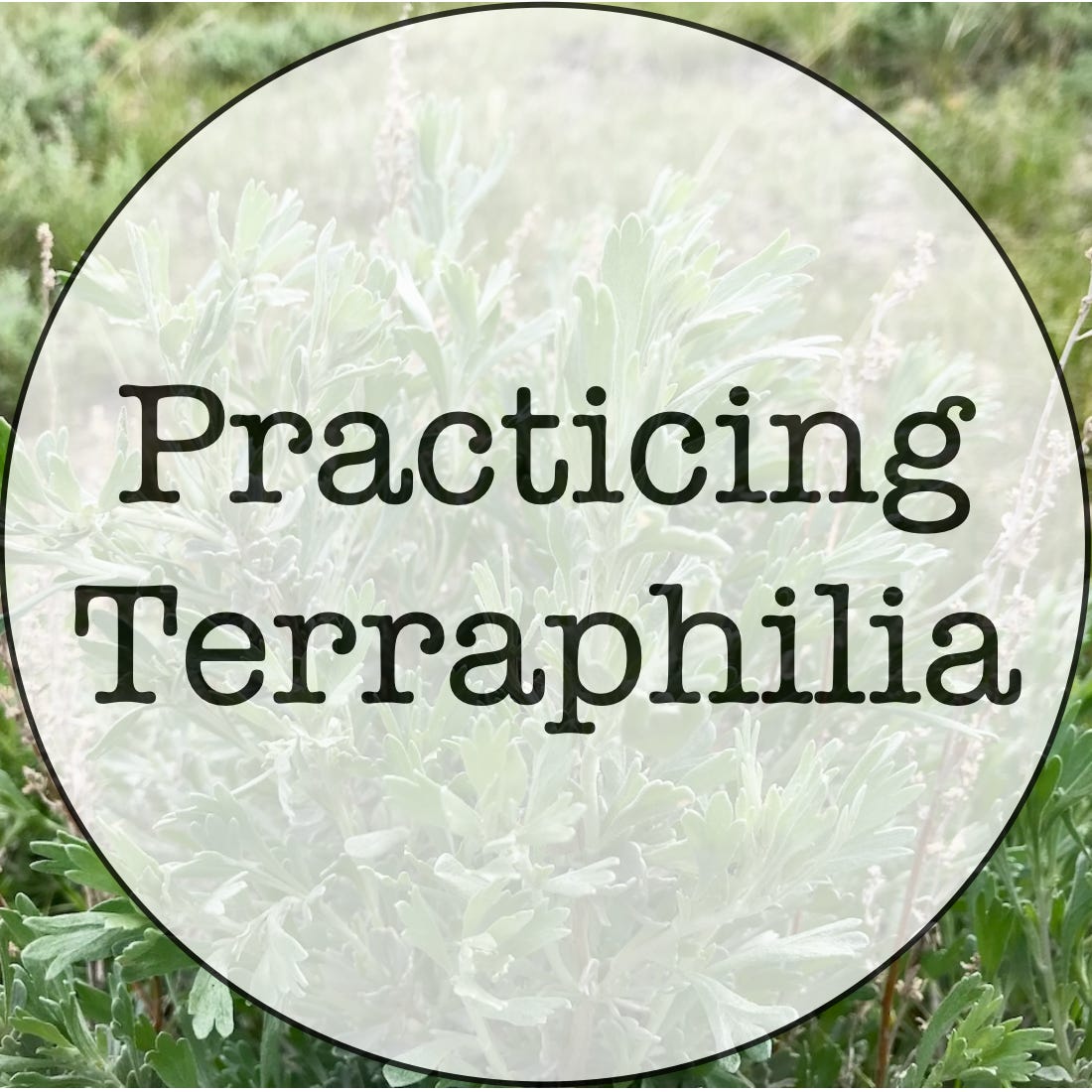 Practicing Terraphilia with Susan J Tweit logo