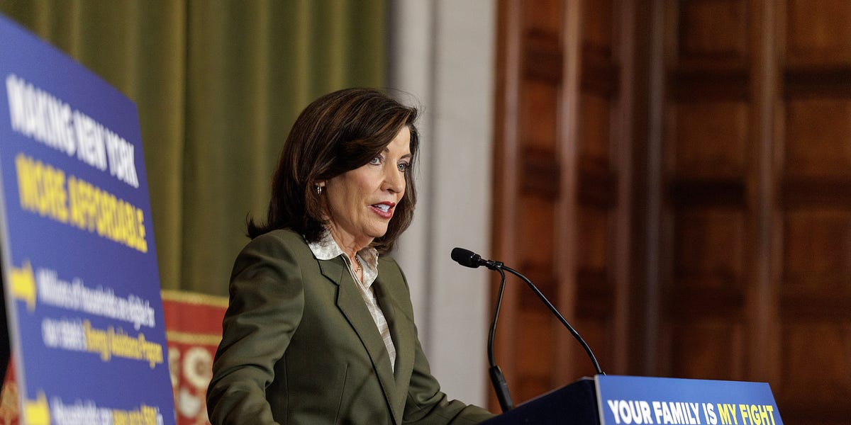 Hochul says tax increase talks depend on what's next in Washington