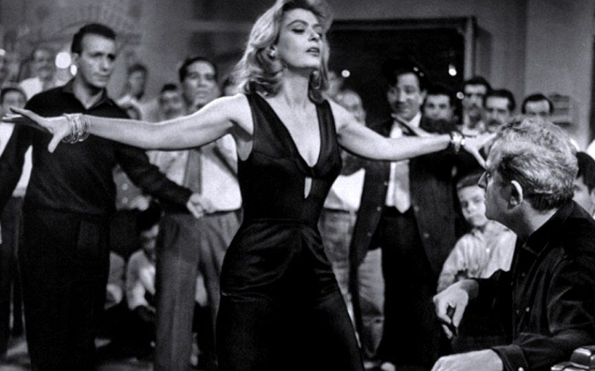 Melina Merkouri dancing | from the 1960 movie Never on Sunday